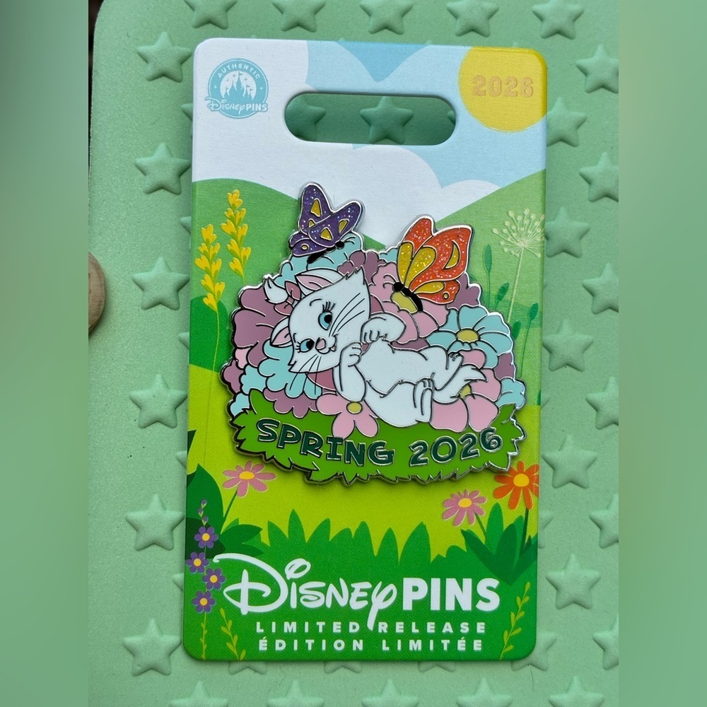 Disney Parks 2026 Marie Spring Pin